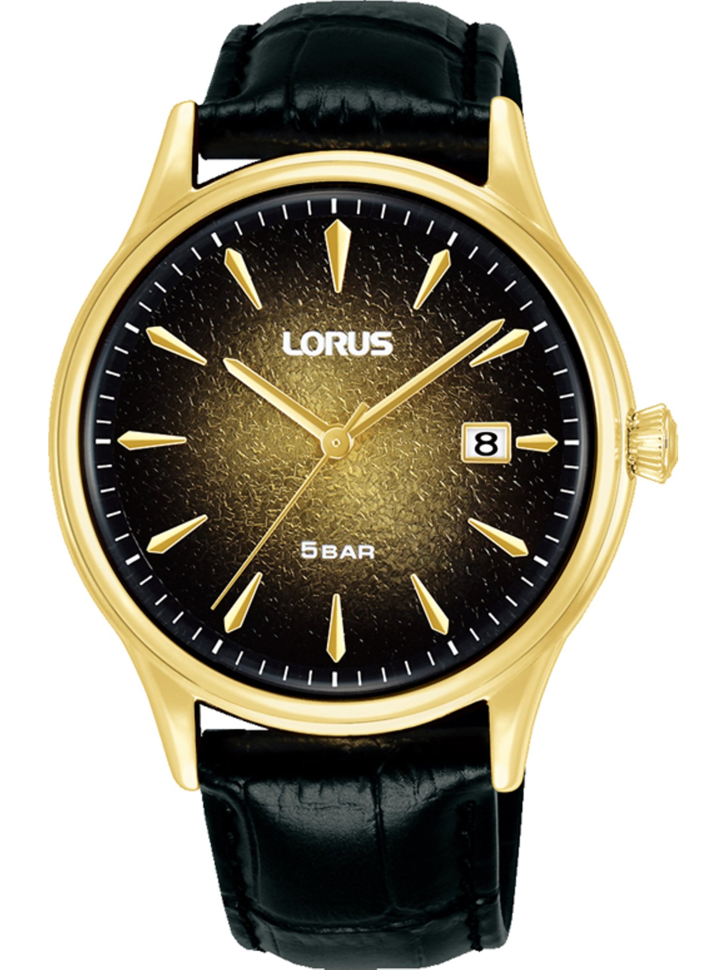 LORUS Uhr in Schwarz: Vorderseite