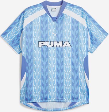 PUMA - Camiseta de fútbol en azul: frente