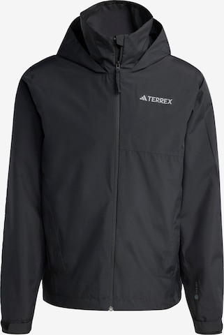 ADIDAS TERREX Куртка в спортивном стиле в Черный: спереди