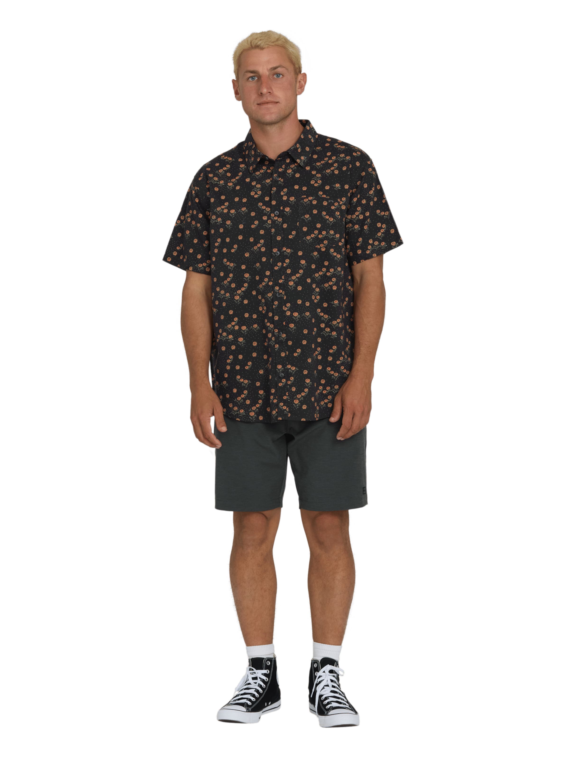 BILLABONG Regular Fit Hemd 'Sundays Mini' in Schwarz