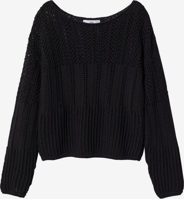 MANGO Sweater 'Leslie' in Black: front