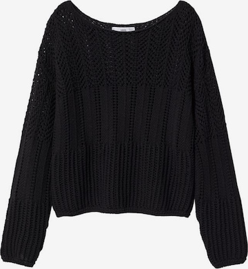 MANGO Pullover 'Leslie' in Schwarz: predná strana