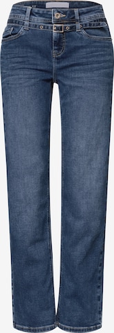 STREET ONE Regular Jeans 'Amalia' in Blau: Vorderseite