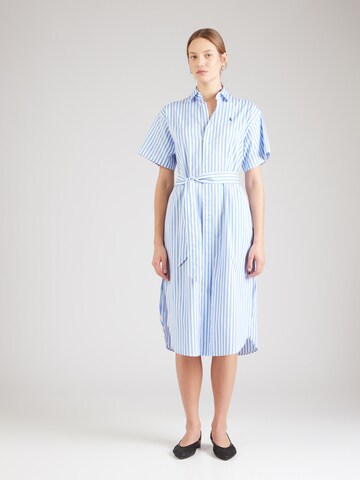 Polo Ralph Lauren Shirt dress in Blue: front