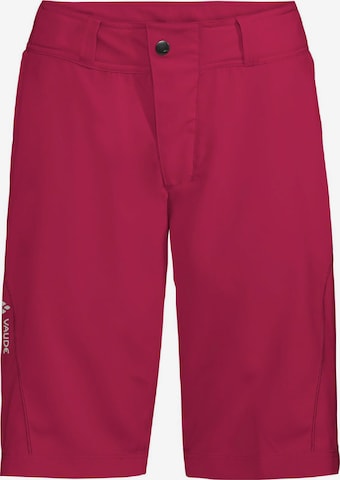 VAUDE Slimfit Outdoorbroek 'Ledro' in Rood: voorkant