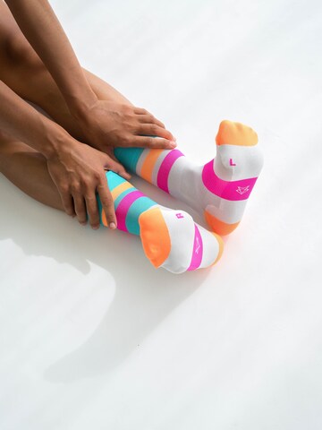 INCYLENCE Athletic Socks 'TRACKS' in Blue