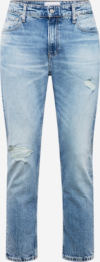 Calvin Klein Jeans Jeans i blå denim / svart / hvit, Produktvisning