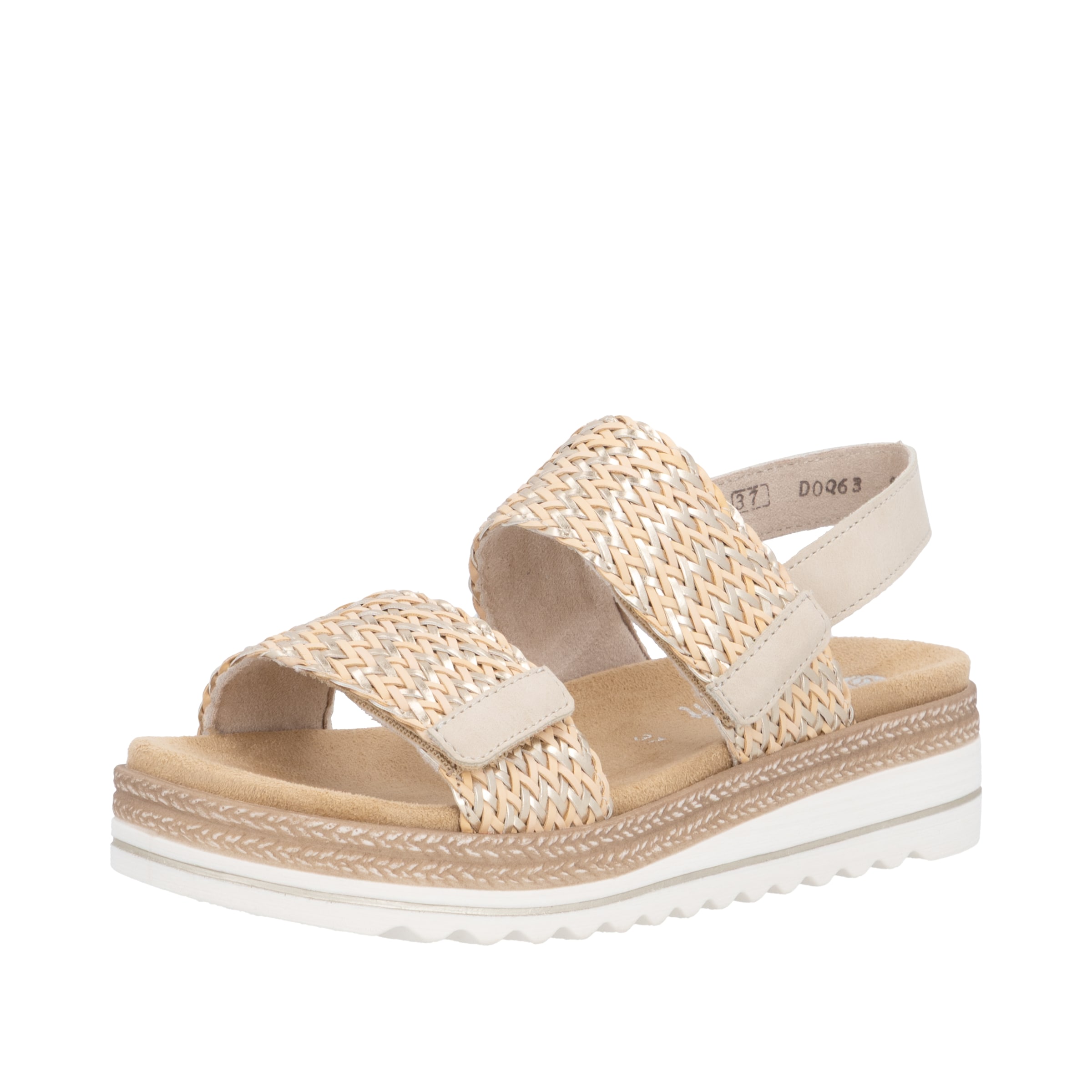 Sandales REMONTE en argent : devant