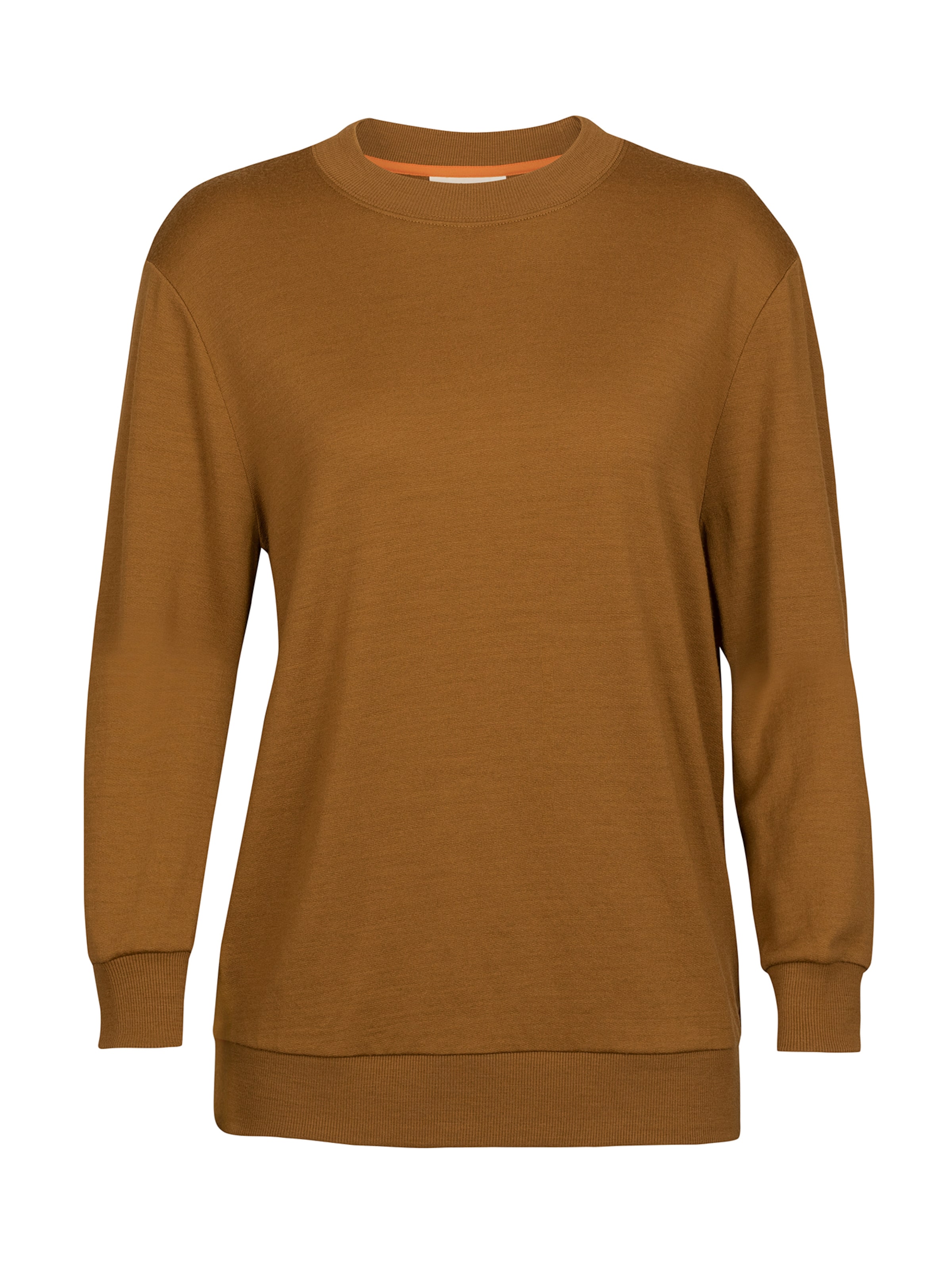 ICEBREAKERSportska sweater majica 'Crush' - smeđa boja: prednji dio