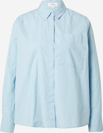 s.Oliver Blouse in Blauw: voorkant