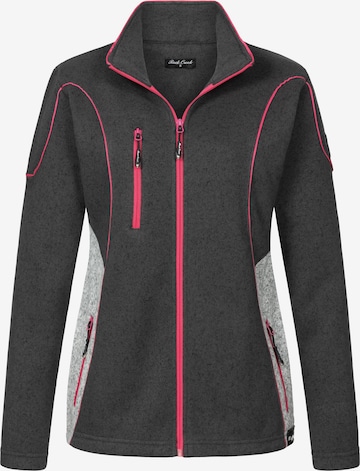 Rock Creek Fleecejacke in Grau: Vorderseite
