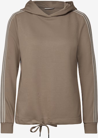STREET ONE Sweatshirt in Braun: Vorderseite