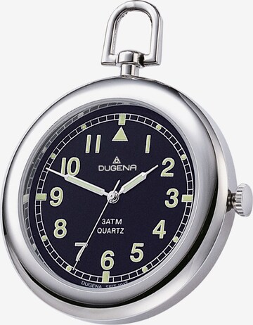 DUGENA Analog Watch in Silver: front