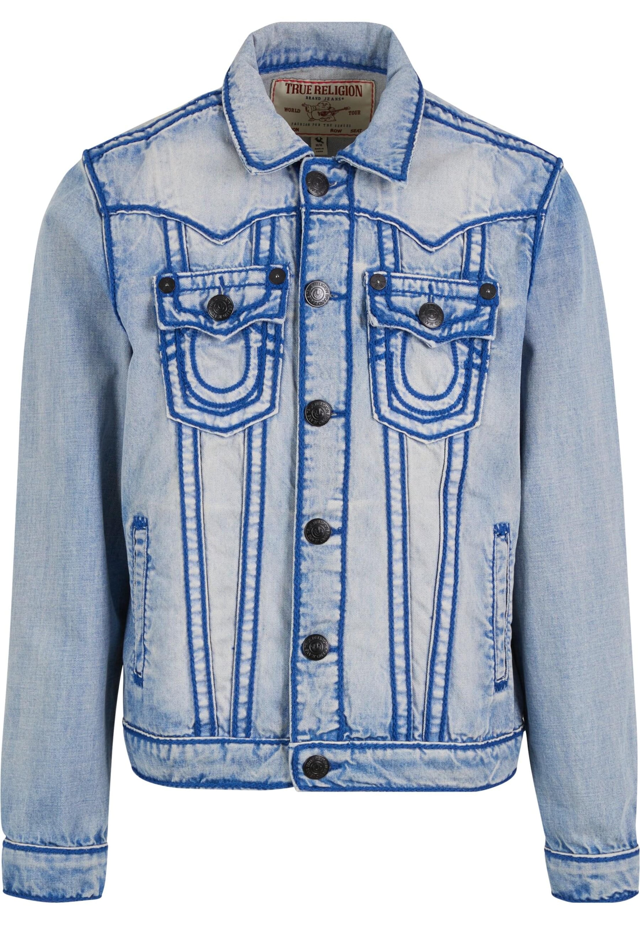 Veste mi-saison 'Jimmy' True Religion en bleu : devant