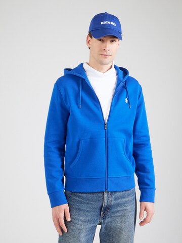 Polo Ralph Lauren Sweatvest in Blauw: voorkant