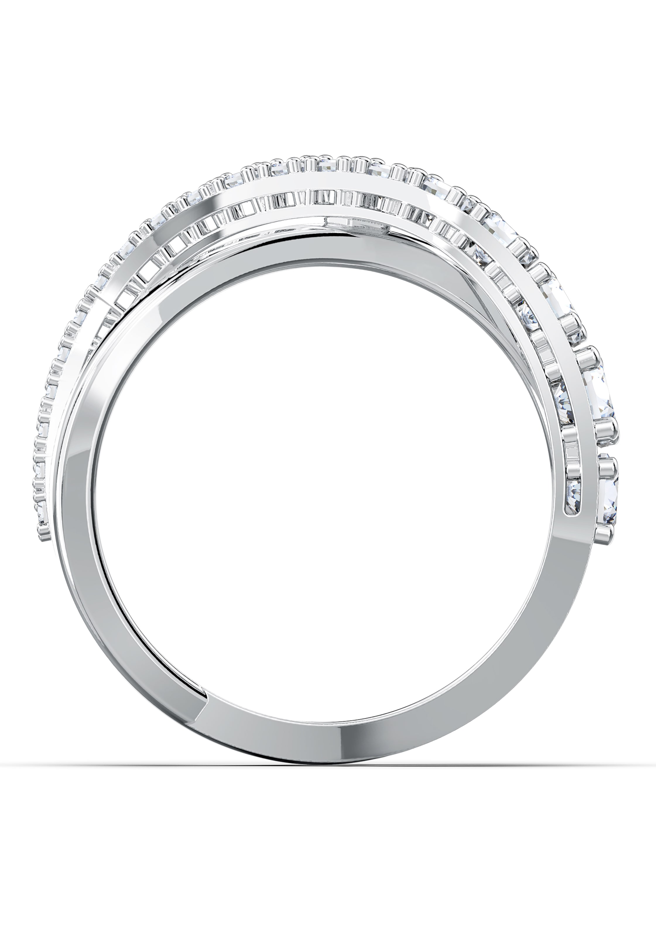 sudrabs Swarovski Gredzens 'Hyperbola'