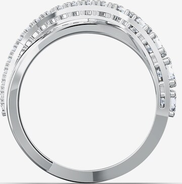 Swarovski Ring 'Twist Rows' in Silver