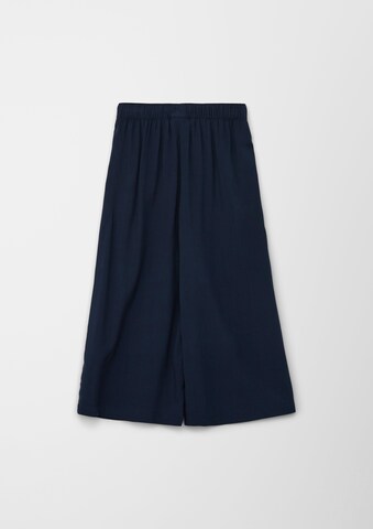 Wide Leg Pantalon s.Oliver en bleu