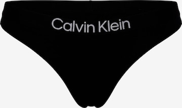 Calvin Klein Underwear - Tanga em preto: frente