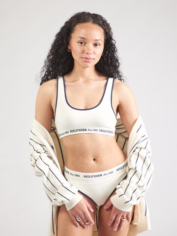 Tommy Hilfiger Underwear Μπουστάκι Σουτιέν σε λευκό: μπροστά