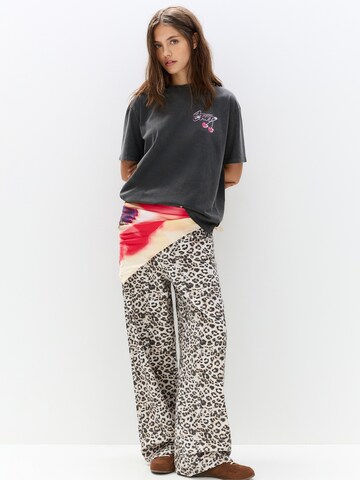 Pull&Bear Tričko 'STWD' - Sivá