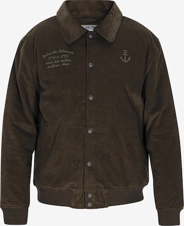 DreiMaster Vintage Tussenjas in Bruin: voorkant