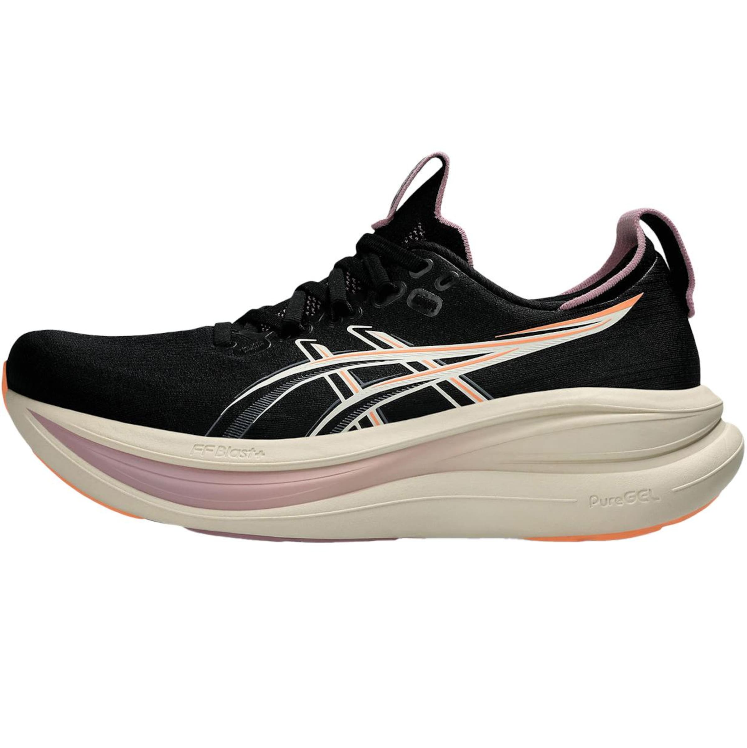 ASICS Running shoe 'Gel-Nimbus 28' in Black: front