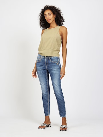 Coupe slim Jean '94AMELIE CROPPED ' Gang en bleu