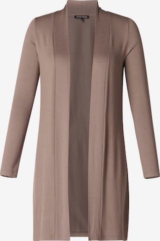 BASE LEVEL Strickjacke in Grau: Vorderseite