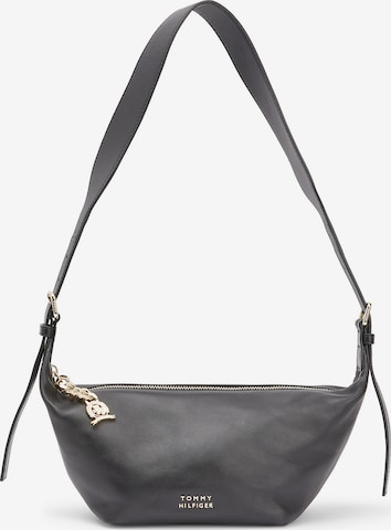 TOMMY HILFIGER Shoulder Bag in Black: front