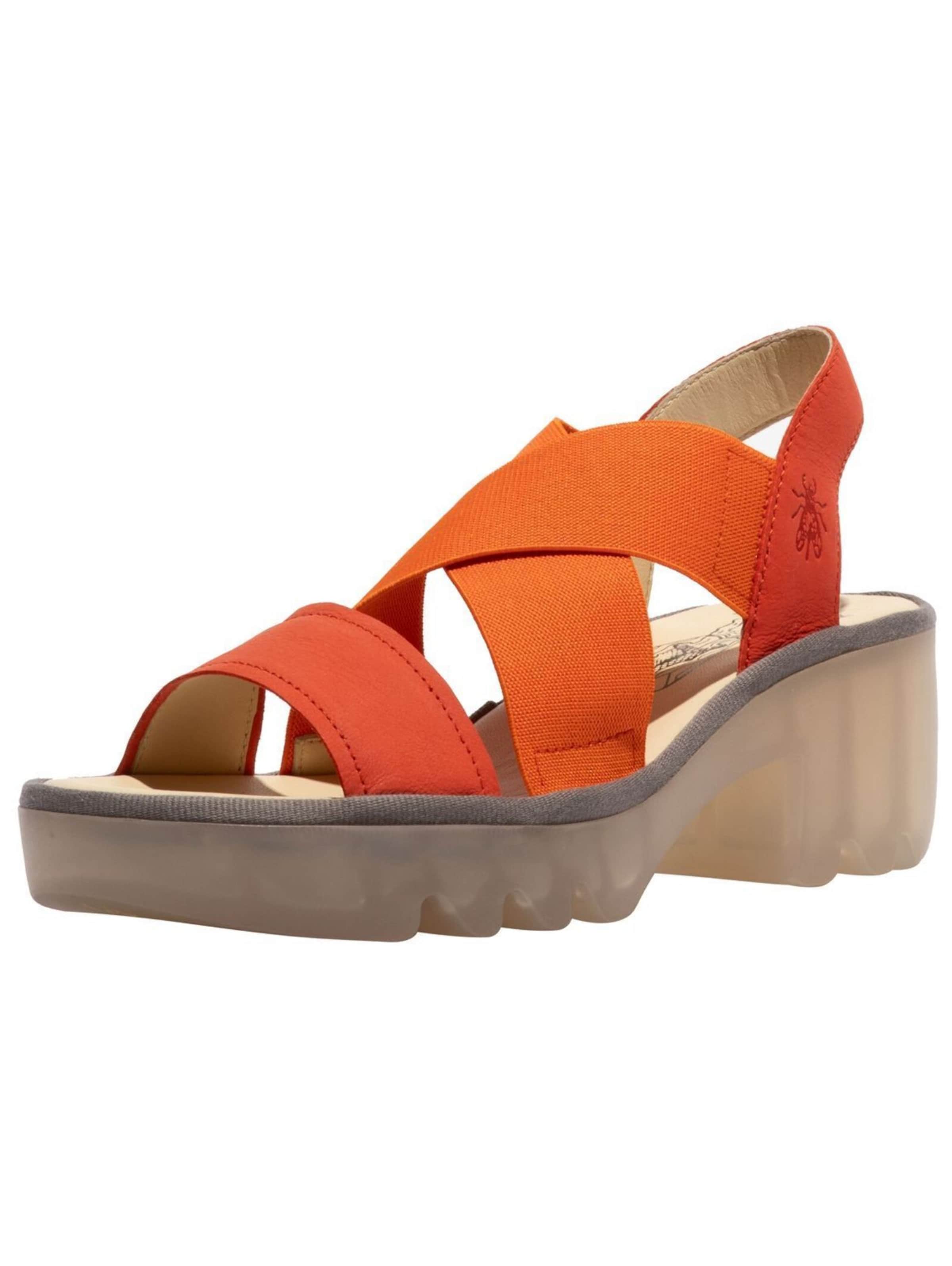 FLY LONDON Sandal in Orange: front