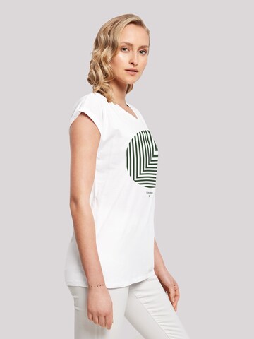 T-shirt 'Geometrics ' F4NT4STIC en blanc