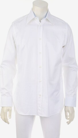 Larens Zurich Button Up Shirt in M in White: front