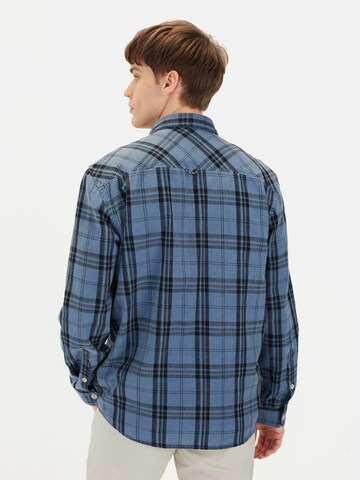 CAMEL ACTIVE Regular fit Button Up Shirt in Blue