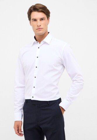 ETERNA Slim fit Zakelijk overhemd in Wit: voorkant