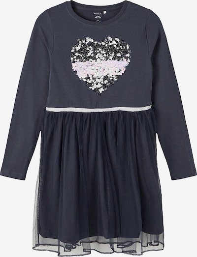 NAME IT Dress 'NORSTAR' in Navy / Light purple / Pink / Silver, Item view