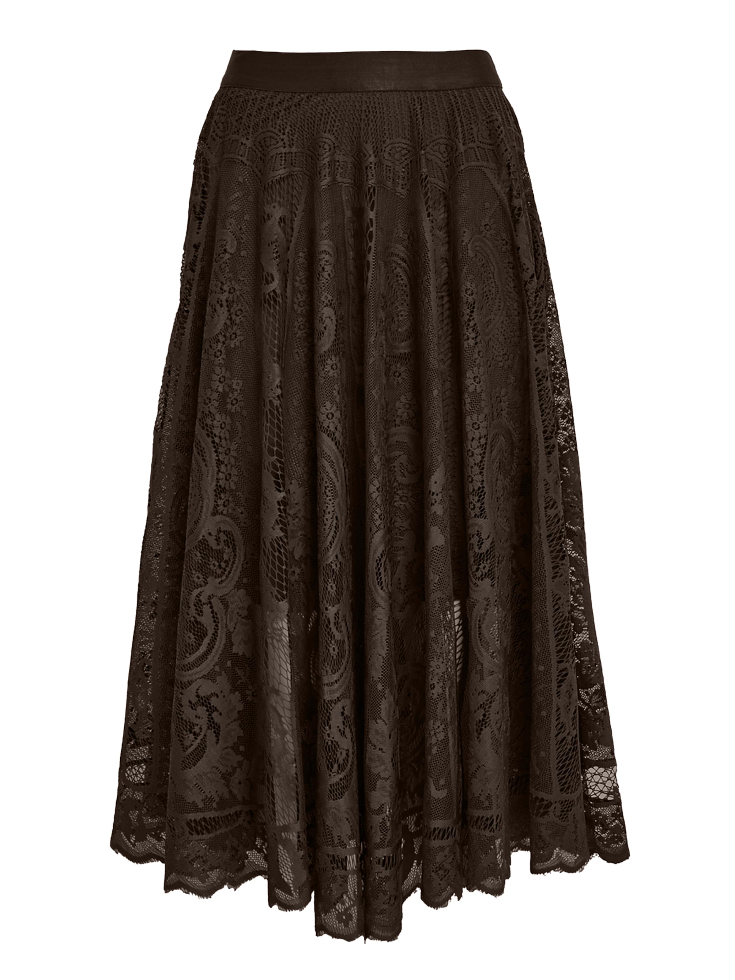 Jupe 'Lace' Peppercorn en marron : devant