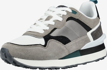 BULLBOXER Sneakers laag in Grijs: voorkant