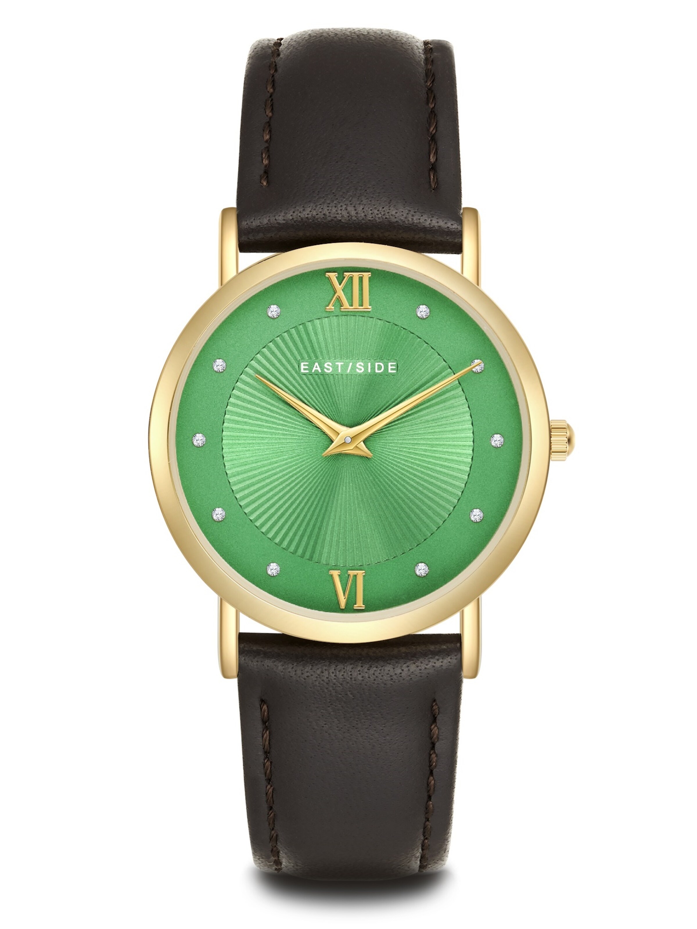 Eastside Analog watch in Brown: front