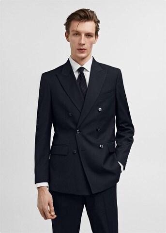 MANGO MAN Regular fit Suit Jacket 'Monaco' in Blue: front