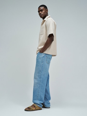 Salsa Jeans Comfort fit Overhemd in Beige
