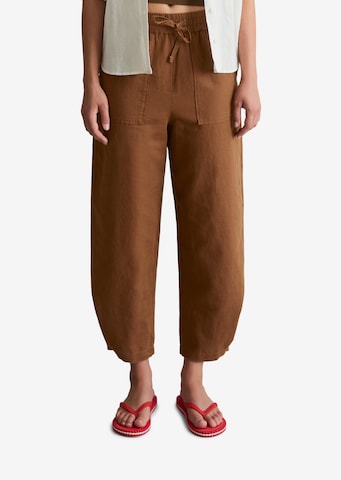 Marc O'Polo DENIM Barrel Housut värissä ruskea: etupuoli