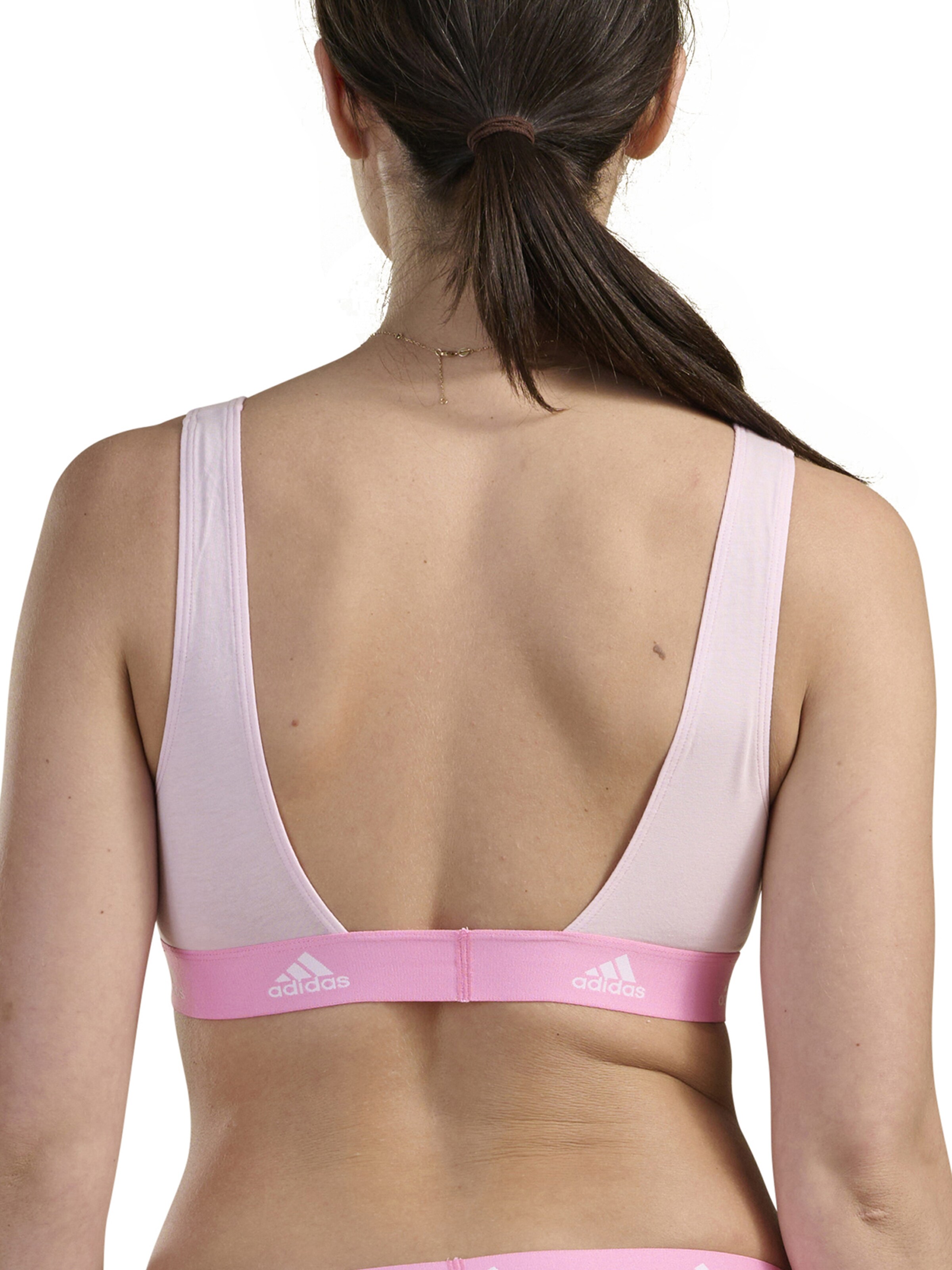 ADIDAS SPORTSWEAR Bustier Sport bh ' SCOOP BRALETTE ' in Roze