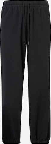 Abercrombie & Fitch Tapered Housut 'ESSENTIAL' värissä musta: etupuoli