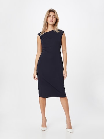Lauren Ralph Lauren Εφαρμοστό φόρεμα 'FRYER' σε μπλε: μπροστά