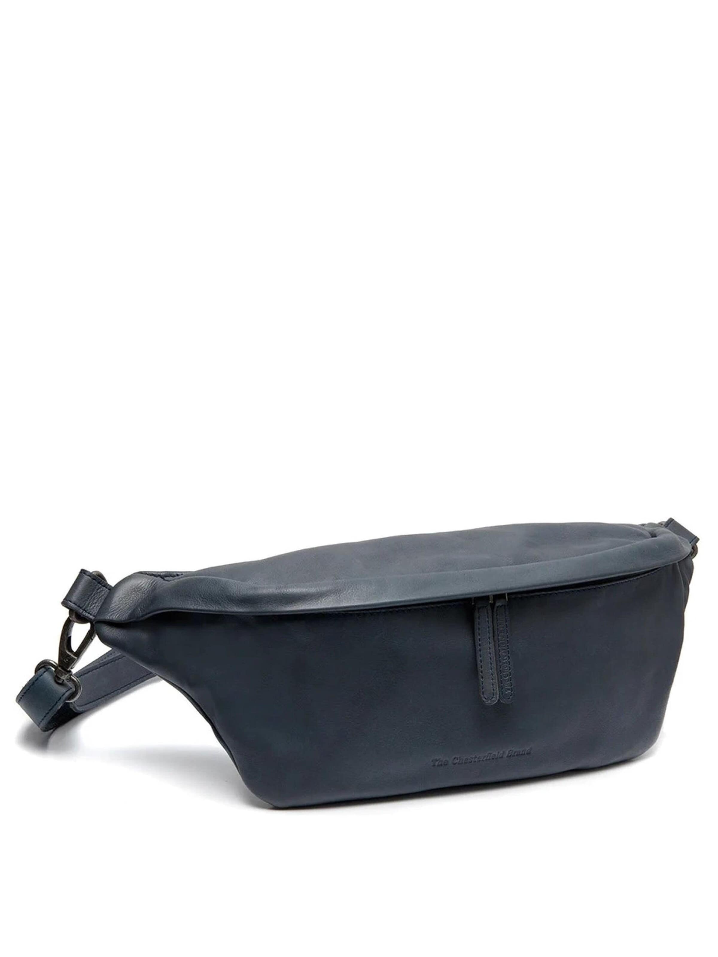 The Chesterfield Brand Gürteltasche 'Kruger'‌‌‌‌‌‌‌‌‌‌ in Blau: Vorderseite