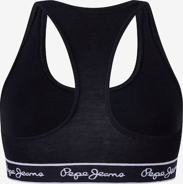 Pepe Jeans Bustier BH in Schwarz: predná strana