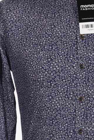 Bertoni Button Up Shirt in S in Blue