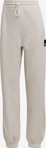 Effilé Pantalon de sport ADIDAS SPORTSWEAR en beige : devant