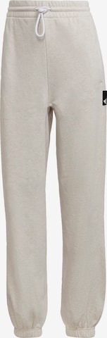 Effilé Pantalon de sport ADIDAS SPORTSWEAR en beige : devant